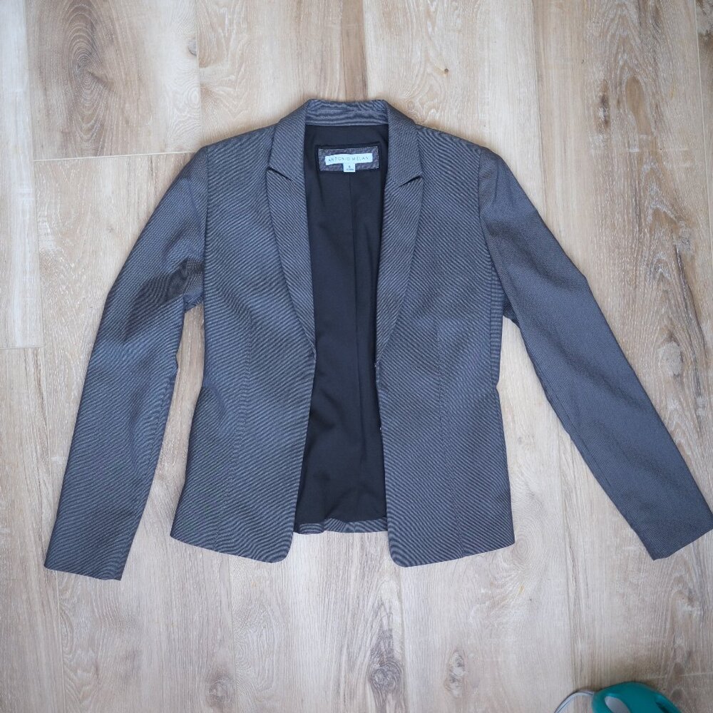 Antonio Melani Grey Blazer Sz 0